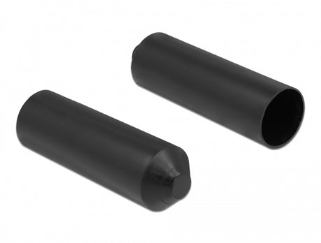 Delock 19841 End Caps With Inside Adhesive 80 X 25 Mm 2 Pieces Black