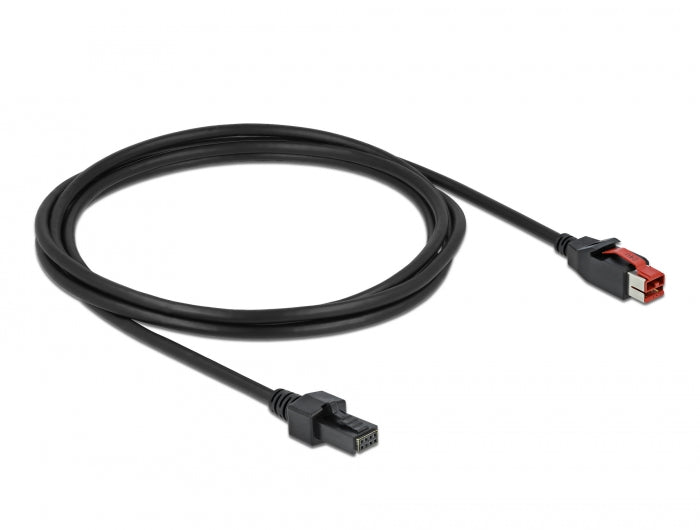 Delock 85951 Poweredusb Cable Male 24 V To 2 X 4 Pin Male 2 M