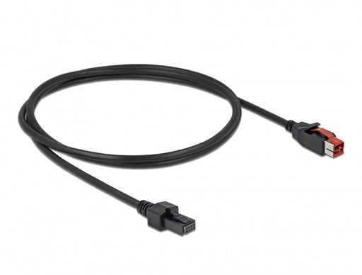 Delock 85950 Poweredusb Cable Male 24 V To 2 X 4 Pin Male 1 M