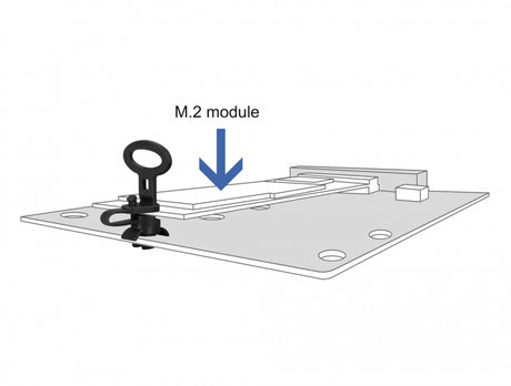 Delock 60190 Spacer For Pcb Black 10 Pieces