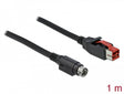 Delock 85945 Poweredusb Cable Male 24 V To Mini-Din 3 Pin Male 1 M