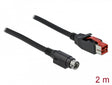 Delock 85946 Poweredusb Cable Male 24 V To Mini-Din 3 Pin Male 2 M