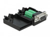 Delock 66265 D-Sub9 Female To Terminal Block With Enclosure