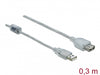 Delock 82244 Extension Cable Usb 2.0 Type-A Male > Usb 2.0 Type-A Female 0.3 M