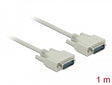 Delock 85975 Serial Cable D-Sub15 Male To Male 1 M