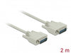 Delock 85976 Serial Cable D-Sub15 Male To Male 2 M