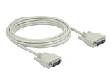 Delock 85978 Serial Cable D-Sub15 Male To Male 5 M