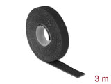 Delock 18710 Hook-And-Loop Tape On Roll L 3 M X W 13 Mm Black