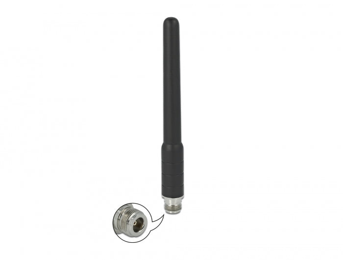 Delock 12697 Gsm, Umts Antenna N Jack 2 Dbi 17.8 Cm Omnidirectional Fixed