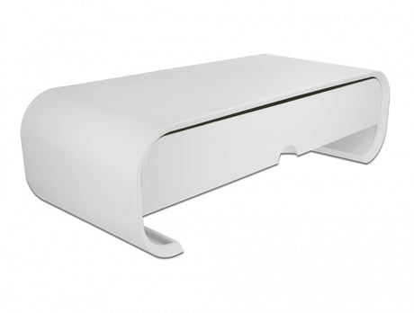 Delock 18324 Monitor Stand With Drawer White