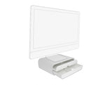 Delock 18325 Monitor Stand With Two Drawers White