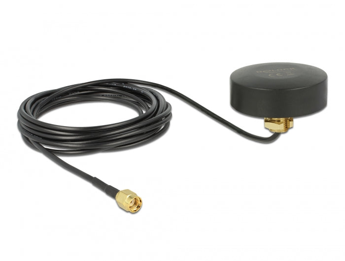 Delock 66285 Wlan 802.11 B/G/N Antenna Rp-Sma Plug 2 Dbi Fixed Omnidirectional