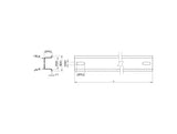 Delock 66180 Din Rail 35 X 15 Mm (50 Cm) Aluminium