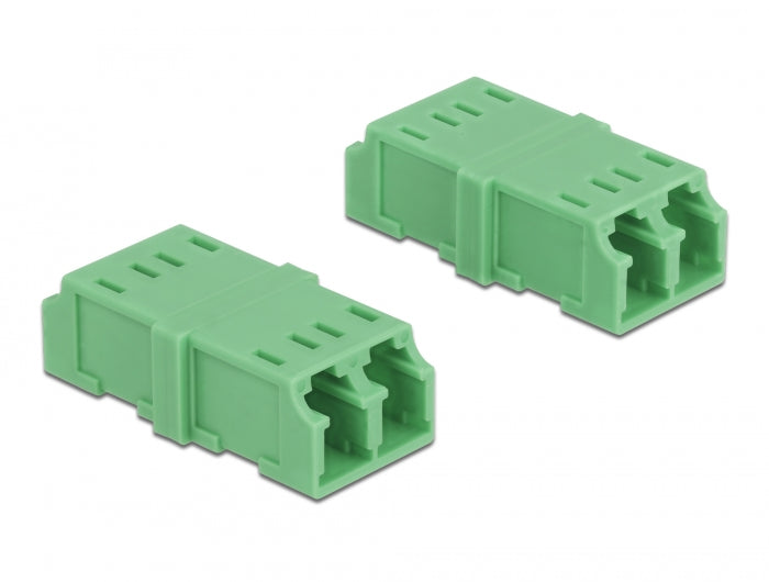 Delock 85924 Optical Fiber Coupler Lc Duplex Female To Lc Duplex Female