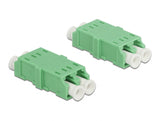 Delock 85924 Optical Fiber Coupler Lc Duplex Female To Lc Duplex Female