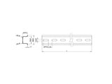 Delock 66199 Din Rail 35 X 15 Mm (50 Cm) Steel