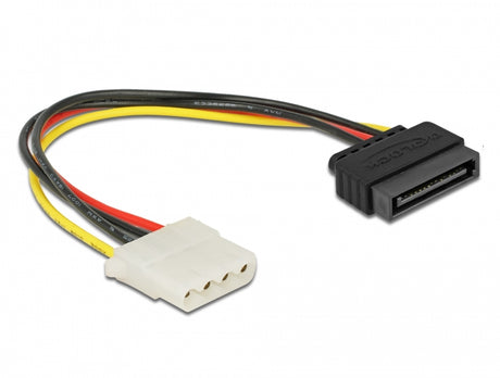 Delock 60136 Power Cable Sata 15 Pin Male > 4 Pin Female 20 Cm