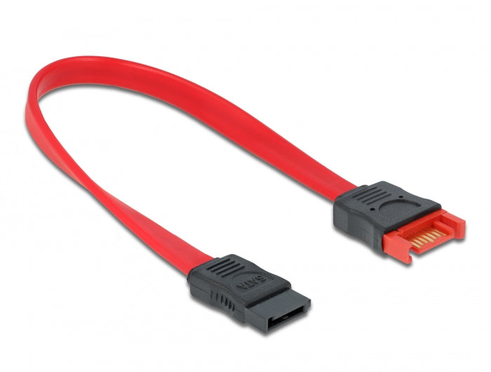 Delock 83952 Sata 6 Gb/S Extension Cable 20 Cm Red