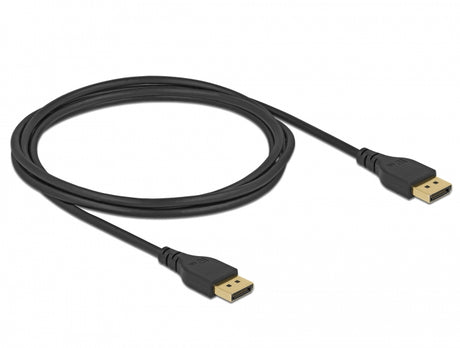 Delock 85910 Displayport Cable 8K 60 Hz 2 M Dp 8K Certified Without Latch