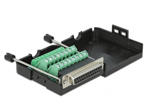 Delock 66267 D-Sub25 Female To Terminal Block With Enclosure