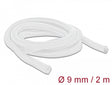 Delock 20697 Braided Sleeve Self-Closing 2 M X 9 Mm White