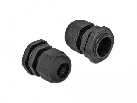 Delock 60218 Cable Gland Pg16 10 Pieces Black