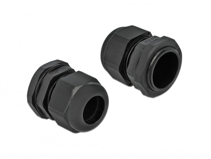 Delock 60222 Cable Gland Pg21 10 Pieces Black