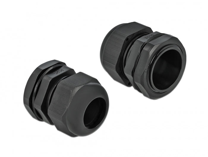 Delock 60224 Cable Gland Pg25 10 Pieces Black