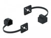 Delock 86589 Dust Cover For Rj45 Plug With Mounting Clip Black