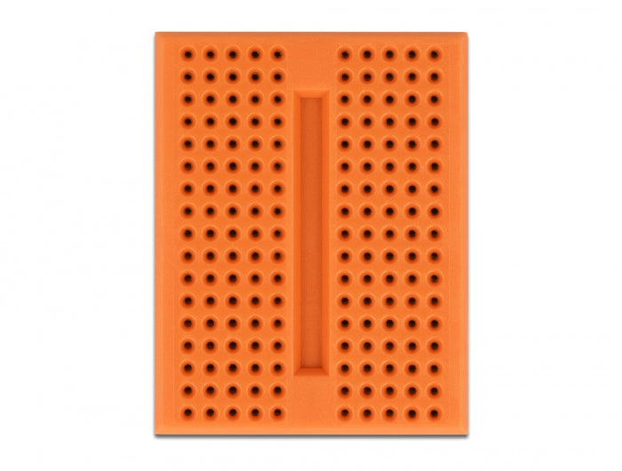 Delock 18319 Experimental Mini Breadboard 170 Contacts Orange