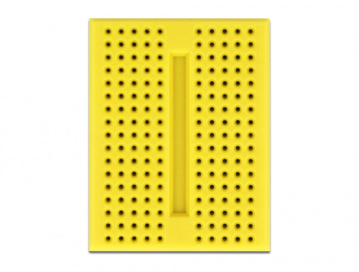 Delock 18320 Experimental Mini Breadboard 170 Contacts Yellow