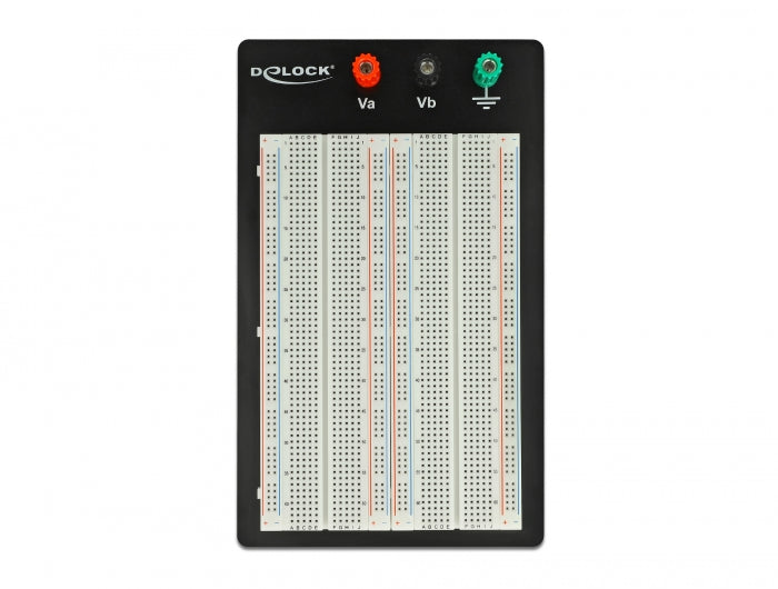 Delock 18314 Experimental Breadboard With Base Plate 1260/400 Contacts