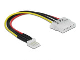 Delock 85456 Cable Power Floppy 4 Pin Male > Molex 4 Pin Female 15 Cm