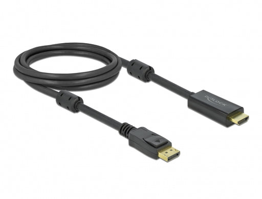 Delock 85956 Active Displayport 1.2 To Hdmi Cable 4K 60 Hz 2 M