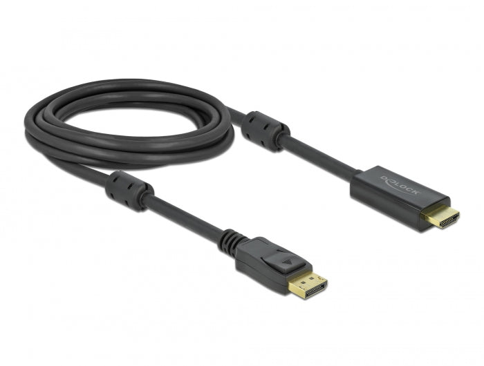 Delock 85957 Active Displayport 1.2 To Hdmi Cable 4K 60 Hz 3 M