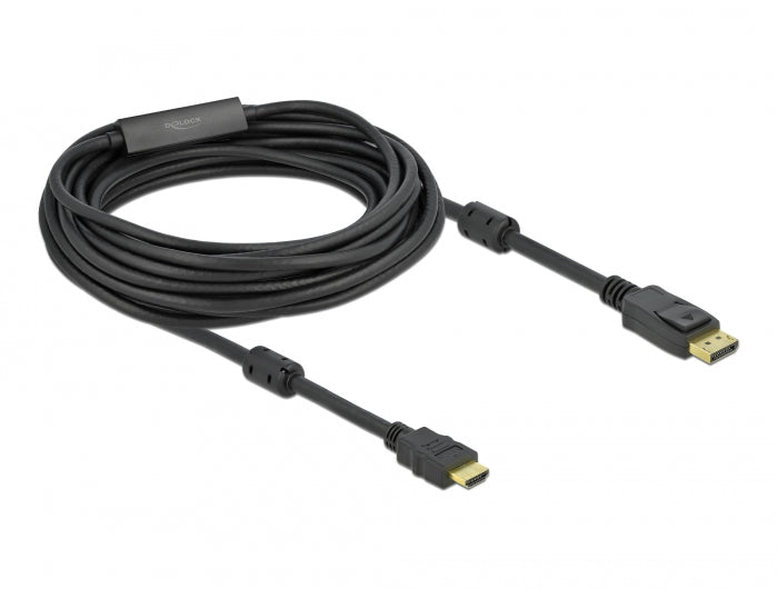 Delock 85962 Passive Displayport 1.2 To Hdmi Cable 4K 30 Hz 10 M