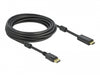 Delock 85961 Passive Displayport 1.2 To Hdmi Cable 4K 30 Hz 7 M