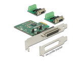 Delock 65841 Pci Express X1 Card To 2 X Serial Rs-422/485 Esd Surge Protection