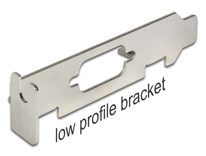 Delock 82713 Low Profile Slot Bracket With D-Sub 9 Opening