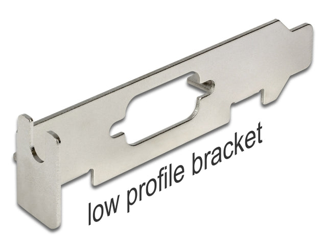 Delock 82713 Low Profile Slot Bracket With D-Sub 9 Opening