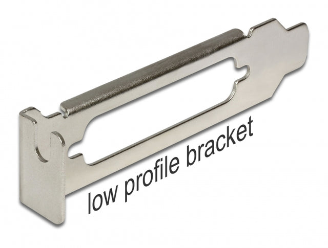 Delock 89230 Low Profile Slot Bracket With D-Sub 25 Opening