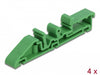 Delock 66261 Din Rail Clip For Pcb 85 Mm 4 Pieces