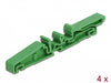 Delock 66262 Din Rail Clip For Pcb 115 Mm 4 Pieces