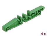 Delock 66262 Din Rail Clip For Pcb 115 Mm 4 Pieces