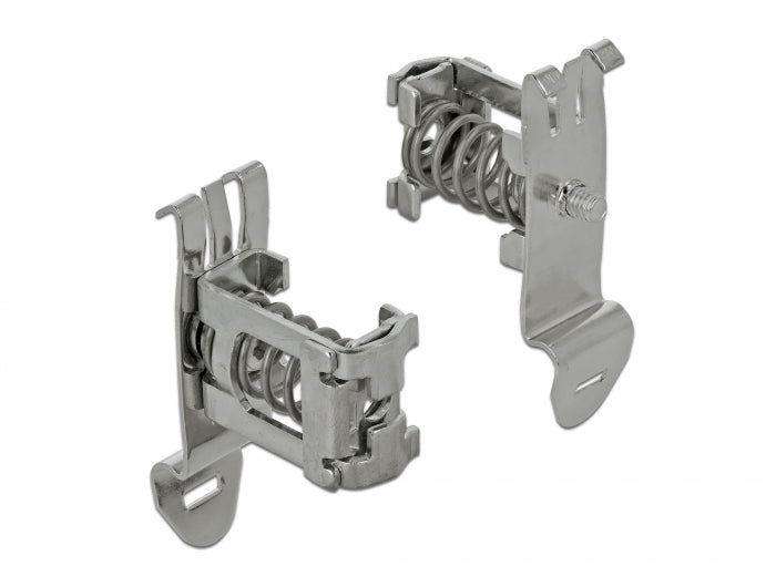 Delock 66440 Shield Clamp For Din Rail - Cable Diameter 3 - 8 Mm