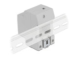 Delock 11472 Power Socket With A Side Grounding Contact For Din Rail 5 Pieces