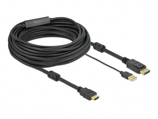 Delock 85968 Hdmi To Displayport Cable 4K 30 Hz 10 M