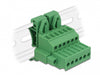 Delock 65942 Terminal Block Set For Din Rail 6 Pin With Screw Lock