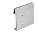 Delock 65992 Aluminium Mounting Clip For Din Rail (4 Mounting Holes)