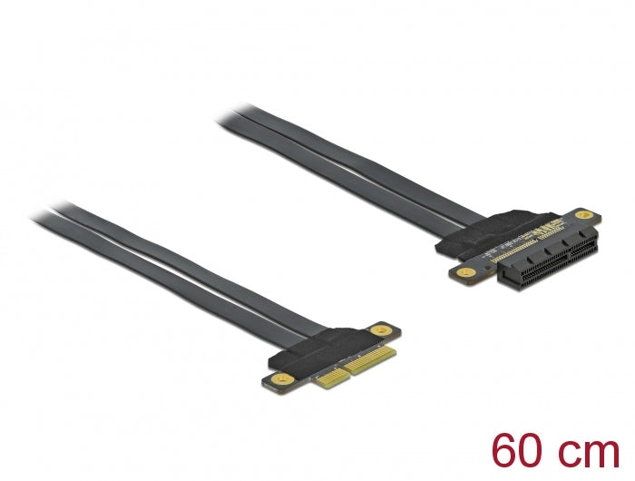 Delock 85769 Riser Card Pci Express X4 To X4 With Flexible Cable 60 Cm